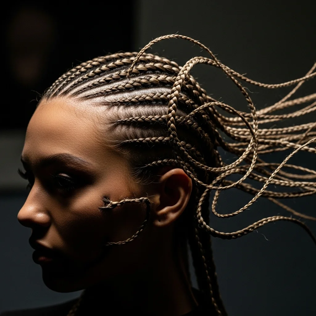 detached cornrows