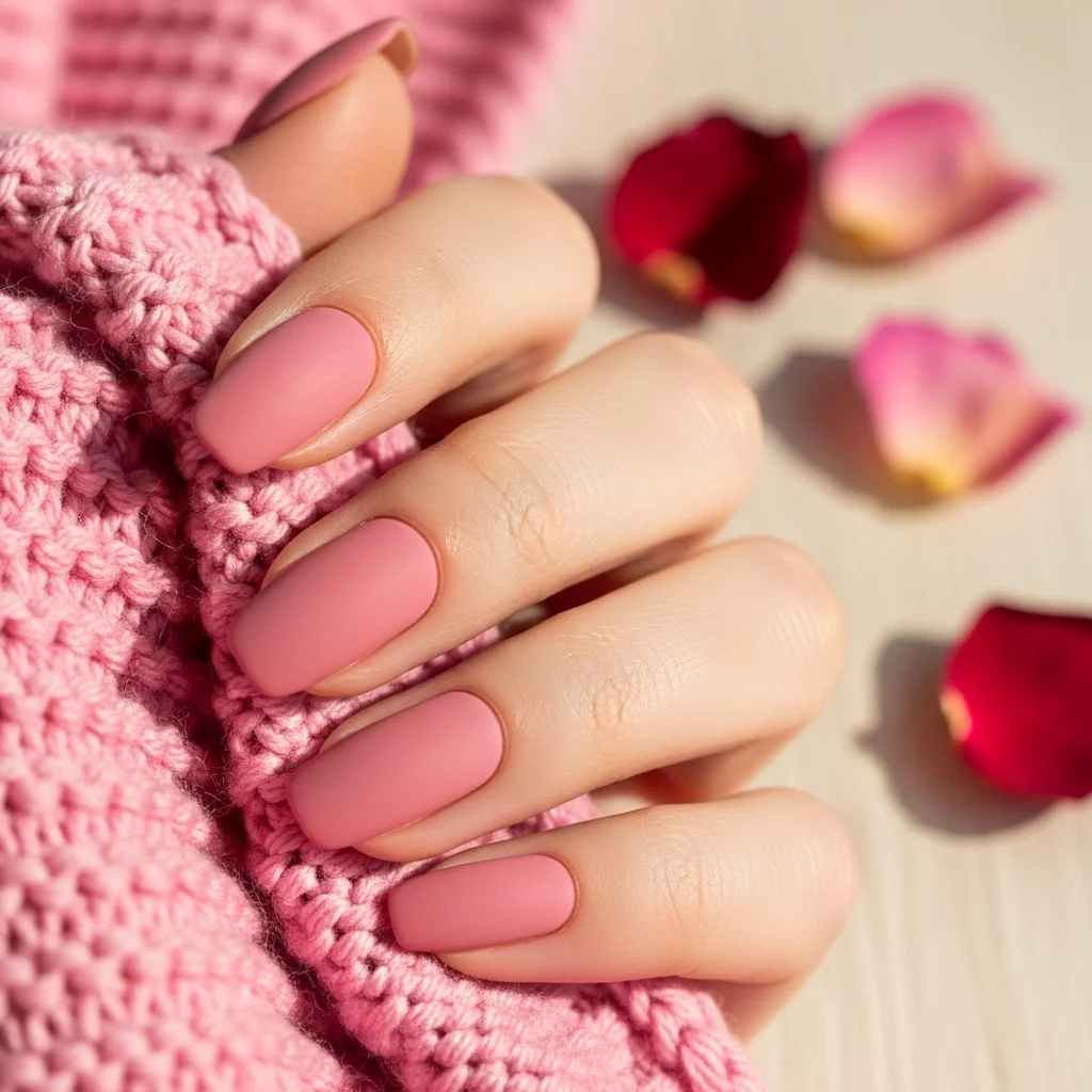 dusty rose matte