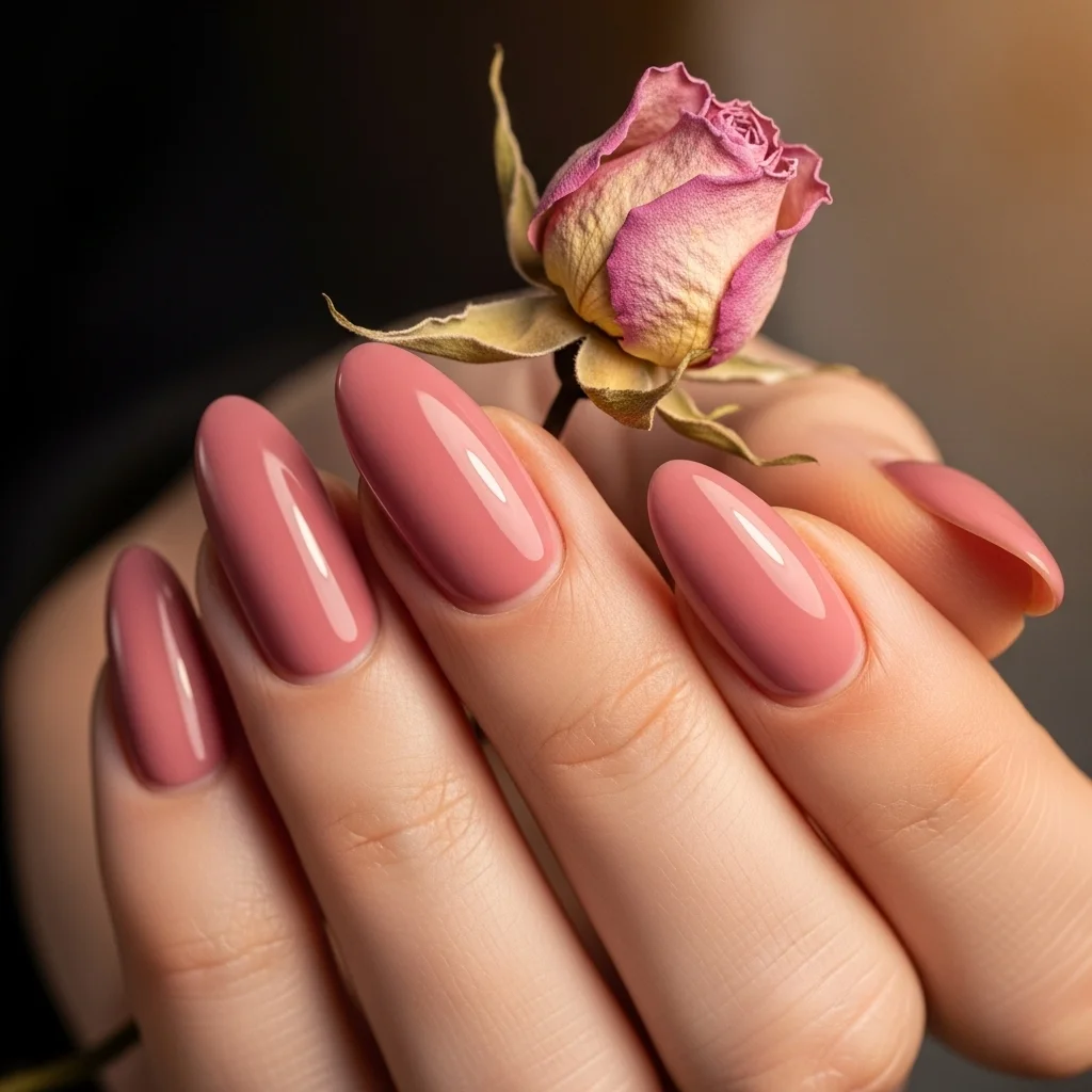 Top 19 Simple Fall Nail Design Ideas You'll Adore This Season 18 dusty rose pink