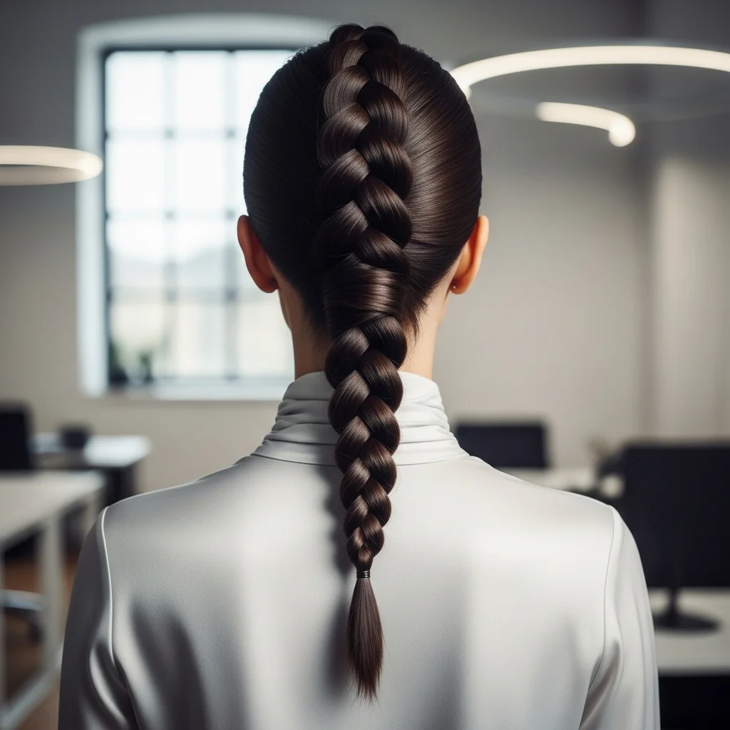 17 Dutch Braid Hairstyles You Need to Try 18 dutch braid into a low bun 2