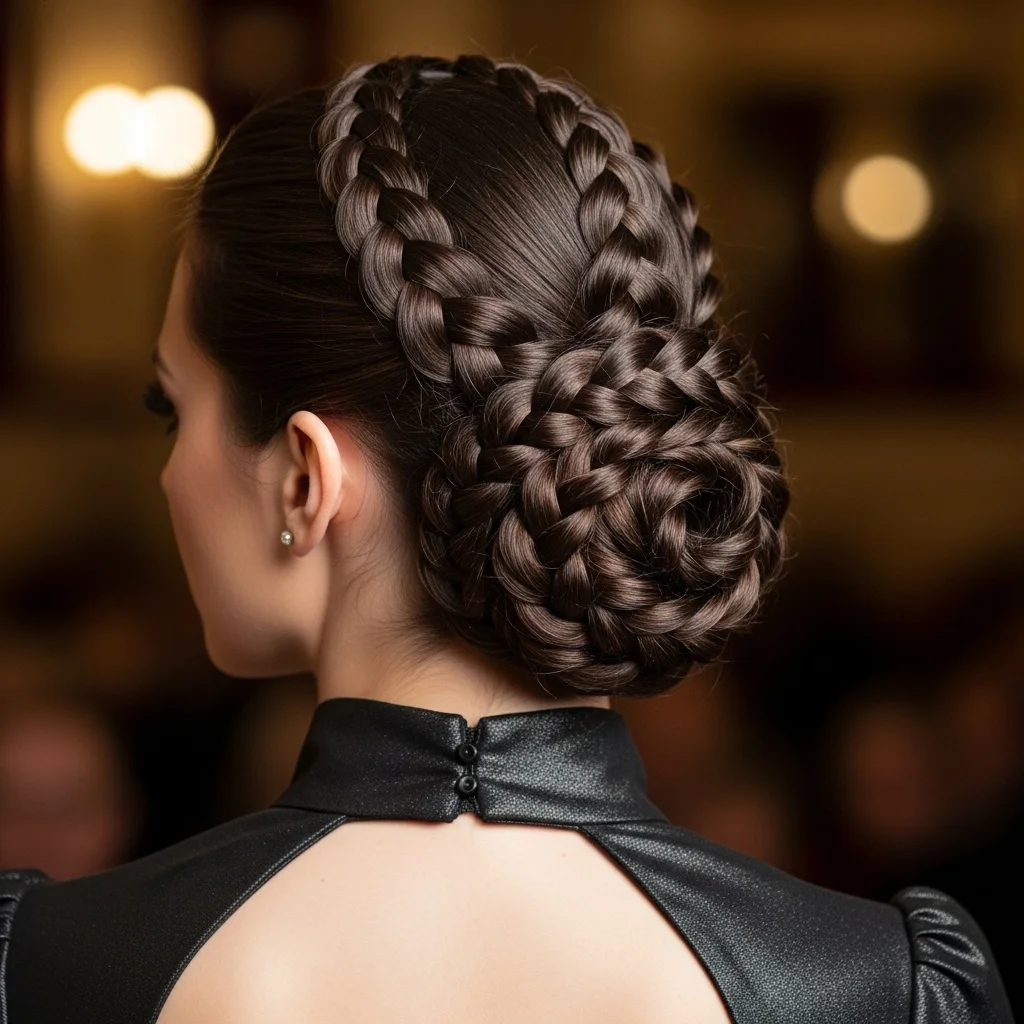 17 Dutch Braid Hairstyles You Need to Try 11 dutch braid updo 2