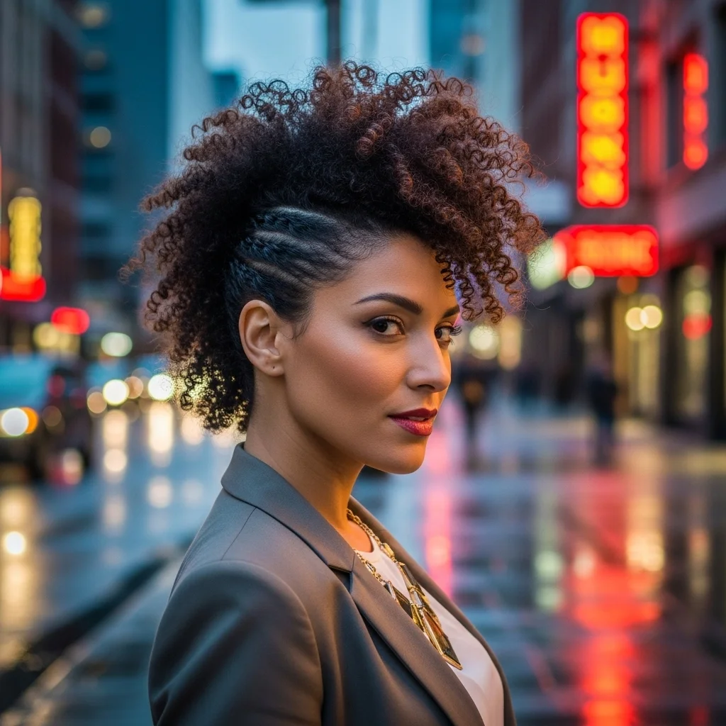 edgy frohawk