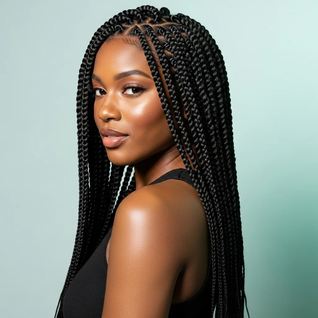 elegant senegalese twists