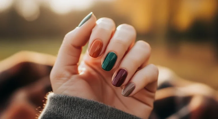 23 Short Fall Nail Ideas You Need To Try This Season 25 23 Short Fall Nail Ideas You Need To Try This Season
