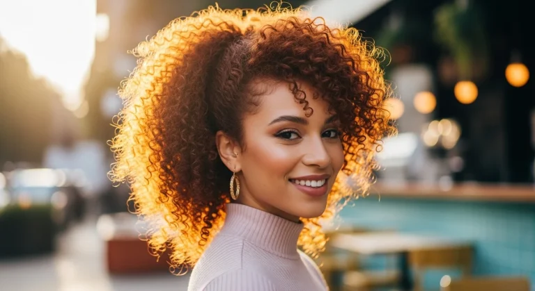 23 Curly Ponytail Hairstyles You Need to Try 24 23 Curly Ponytail Hairstyles You Need to Try