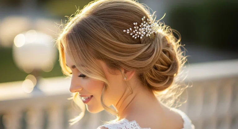 23 Elegant Half Up Half Down Wedding Hairstyles 23 23 Elegant Half Up Half Down Wedding Hairstyles