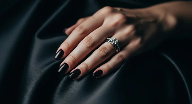 Beyond the Veil: 13 Dark Wedding Nails Ideas for the Unconventional Bride 27 Beyond the Veil: 13 Dark Wedding Nails Ideas for the Unconventional Bride