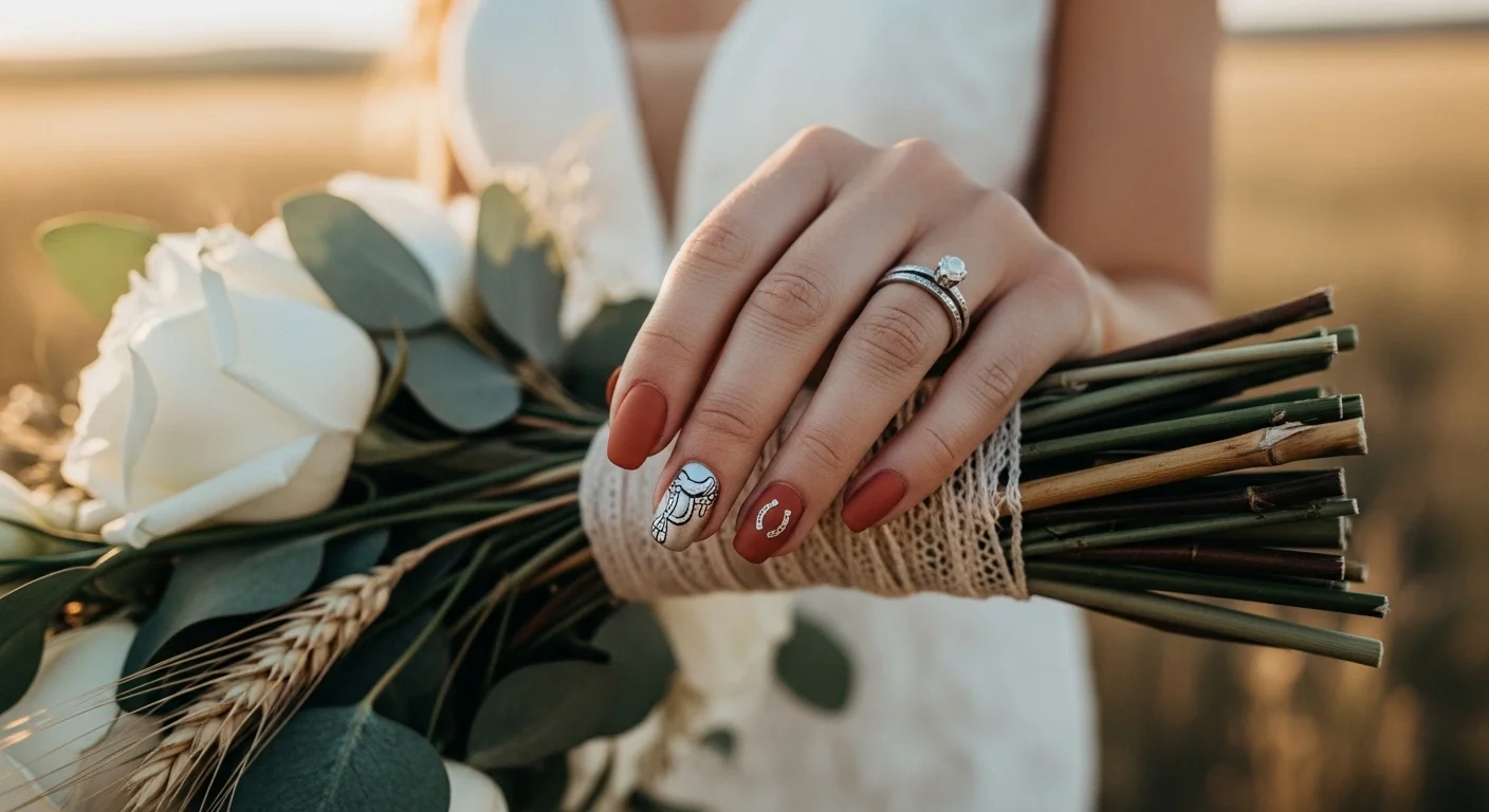 Top 19 Dazzling Western Wedding Nails Ideas for the Modern Bride 1 featured 35