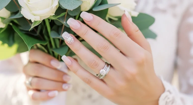 Top 23 Acrylic Wedding Day Nails for Brides: Your Ultimate Guide to Bridal Manicures 24 Top 23 Acrylic Wedding Day Nails for Brides: Your Ultimate Guide to Bridal Manicures