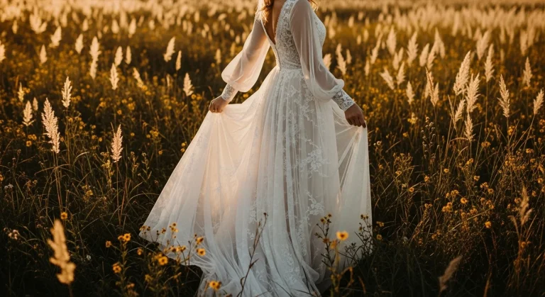 17 Boho A Line Wedding Dresses for Your Day
