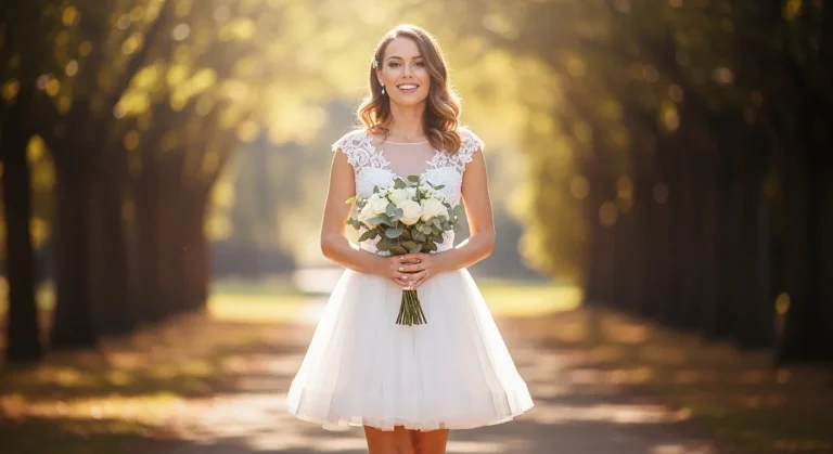 17 Unique Short Wedding Dresses for Modern Brides 71 17 Unique Short Wedding Dresses for Modern Brides