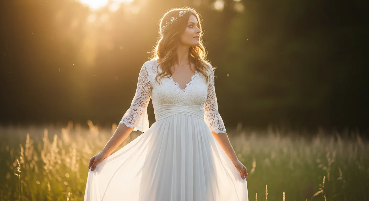 21 Boho Empire Waist Wedding Dresses for Brides 1 featured 61