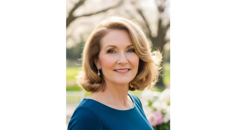 Graceful & Glamorous: 21 Shoulder-Length Mother of the Bride Hairstyles Over 50
