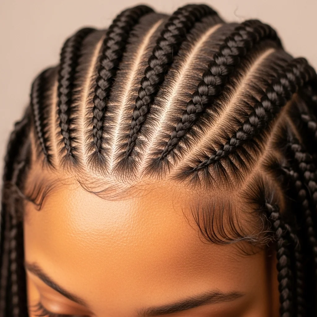 feed in cornrows