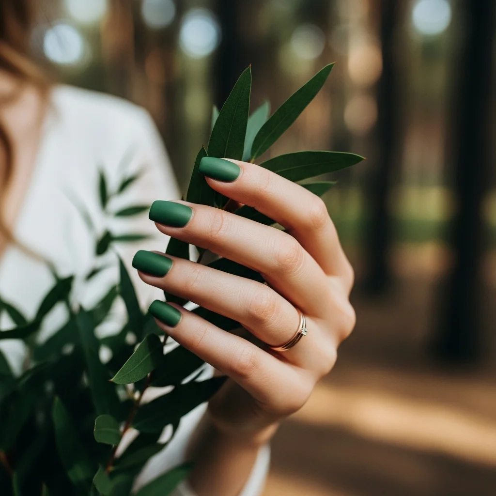 forest green matte serenity