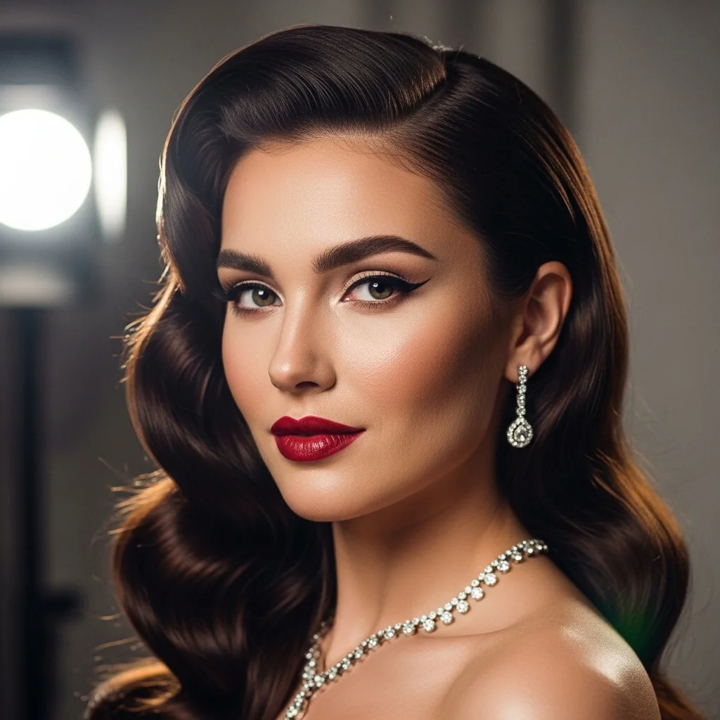 25 Stunning Hairstyle Tutorials You Need to Try! 14 glamorous hollywood waves 1