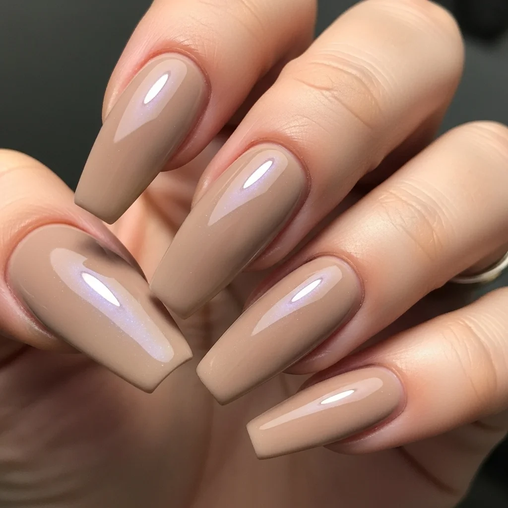 21 Coffin Nail Designs That Scream Fall: Your Ultimate Guide to Autumn Manicures 21 glazed donut fall neutrals