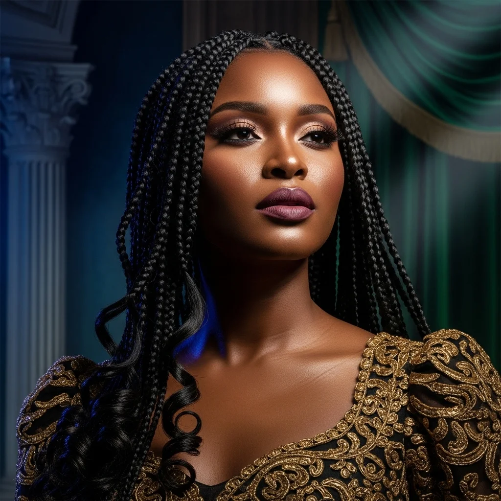 goddess box braids