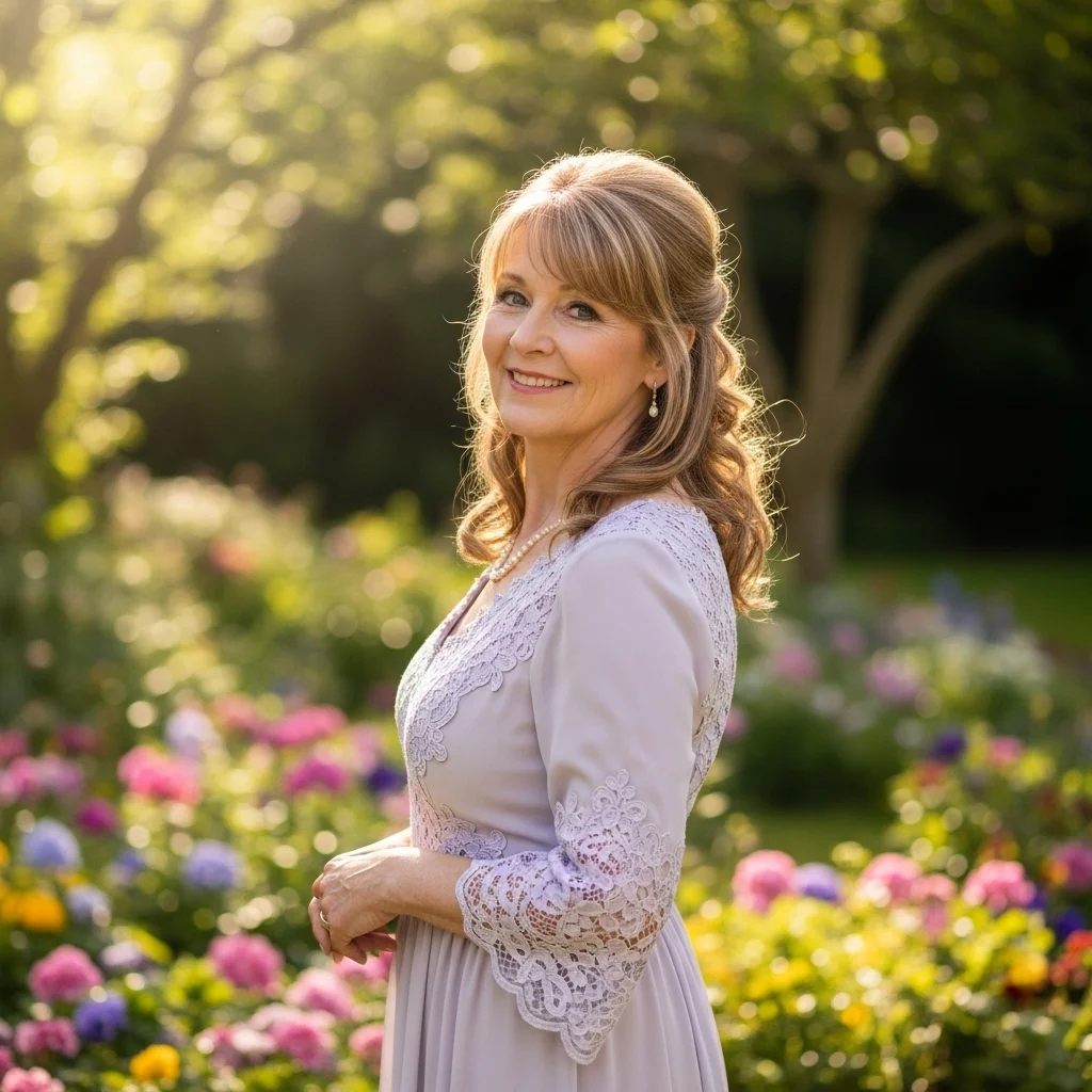 21 Shoulder-Length Mother of the Bride Hairstyles 17 half up twist