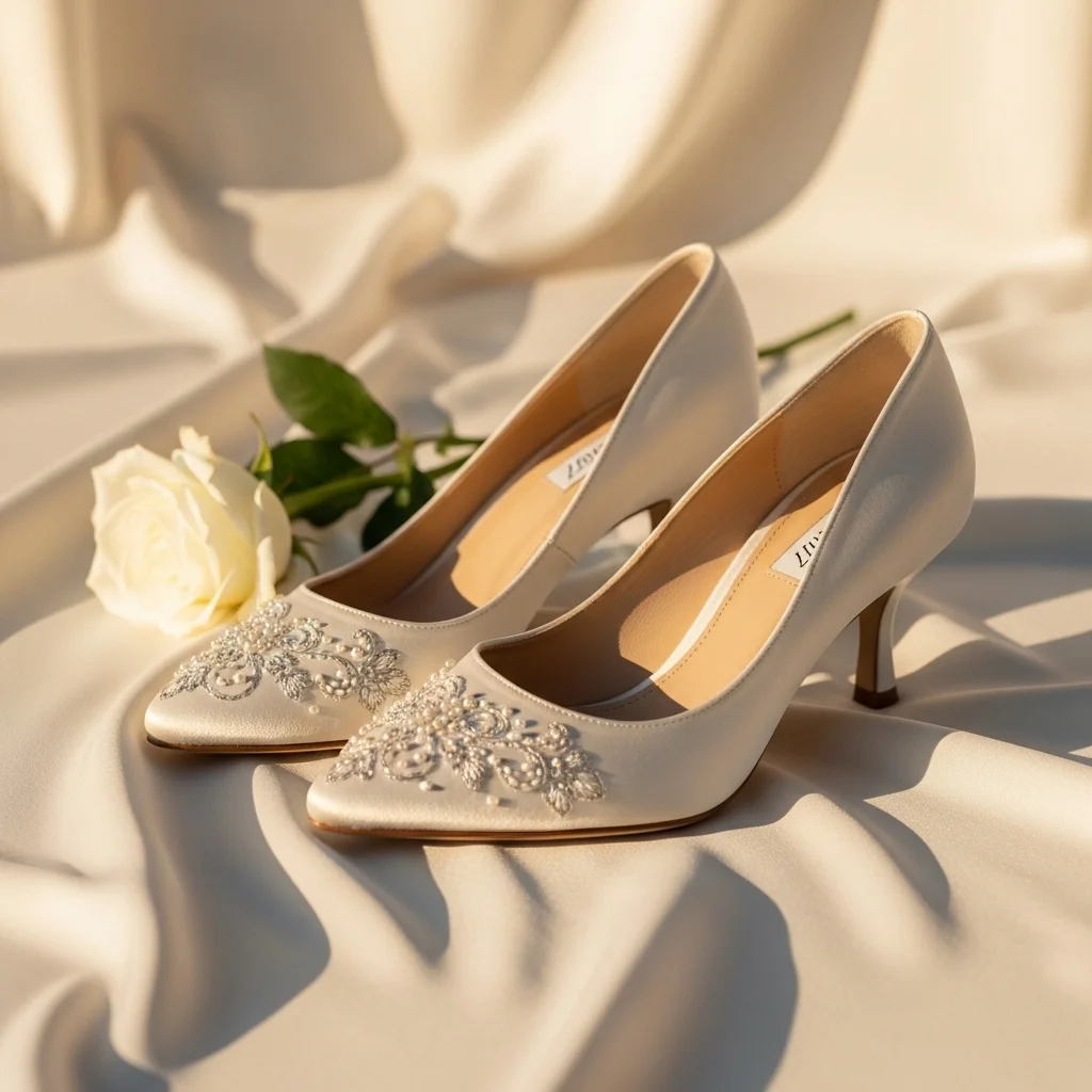 Walk Down the Aisle in Bliss: Top 19 Comfortable Wedding Shoes for Your Big Day! 5 kitten heels