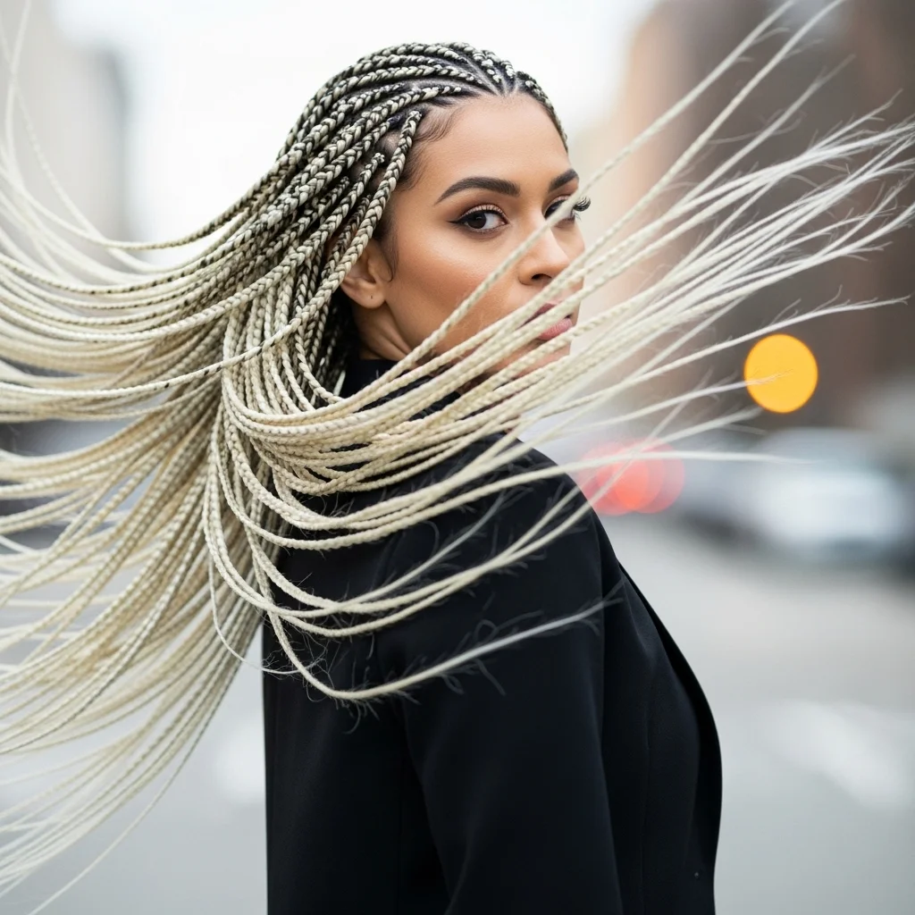 lemonade braids beyonc inspired side swept