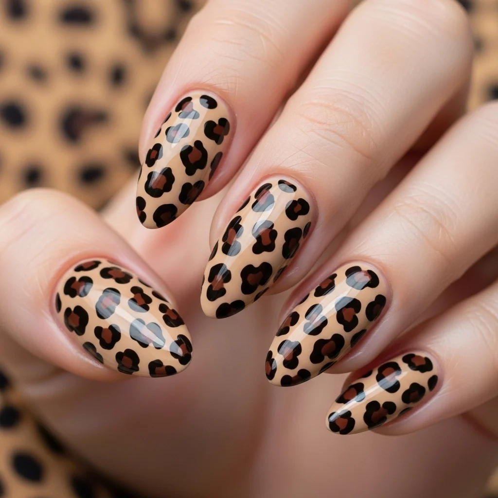 leopard print glam