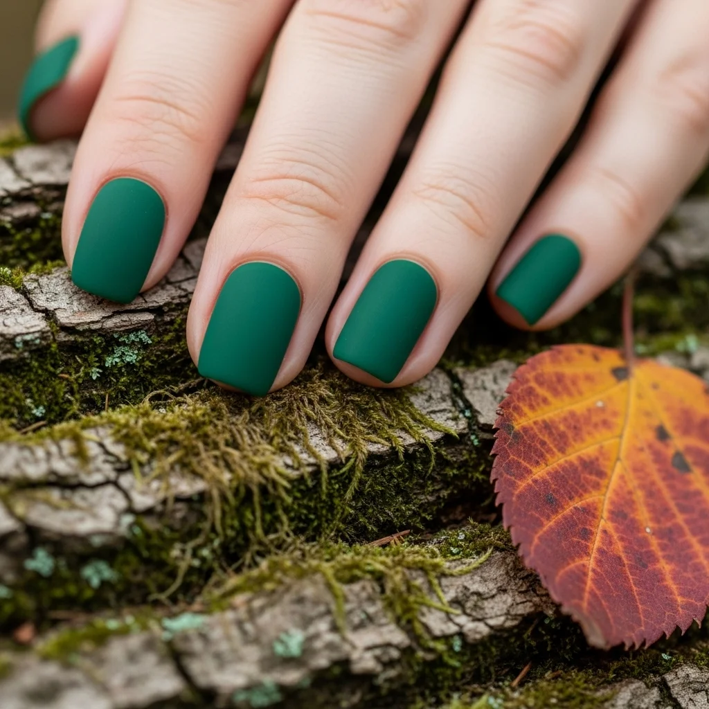 matte forest green