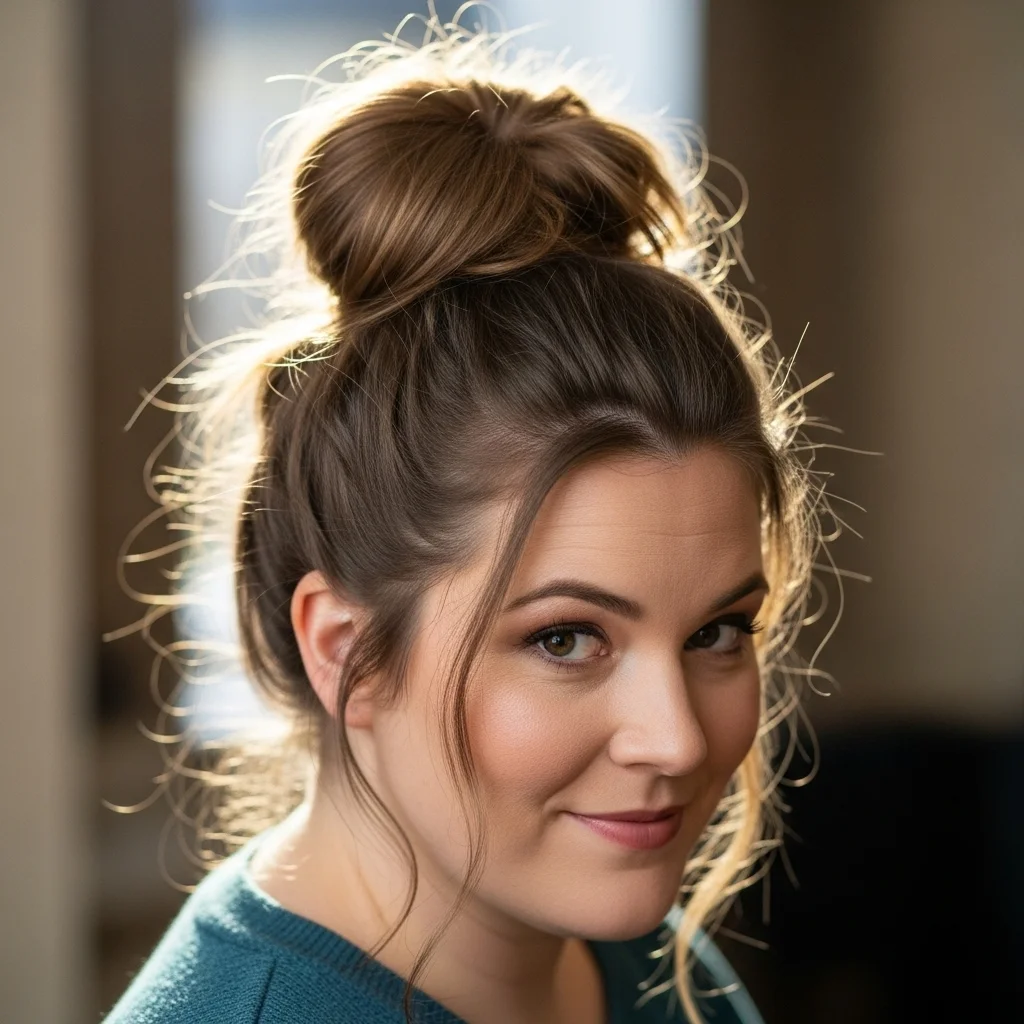 messy bun