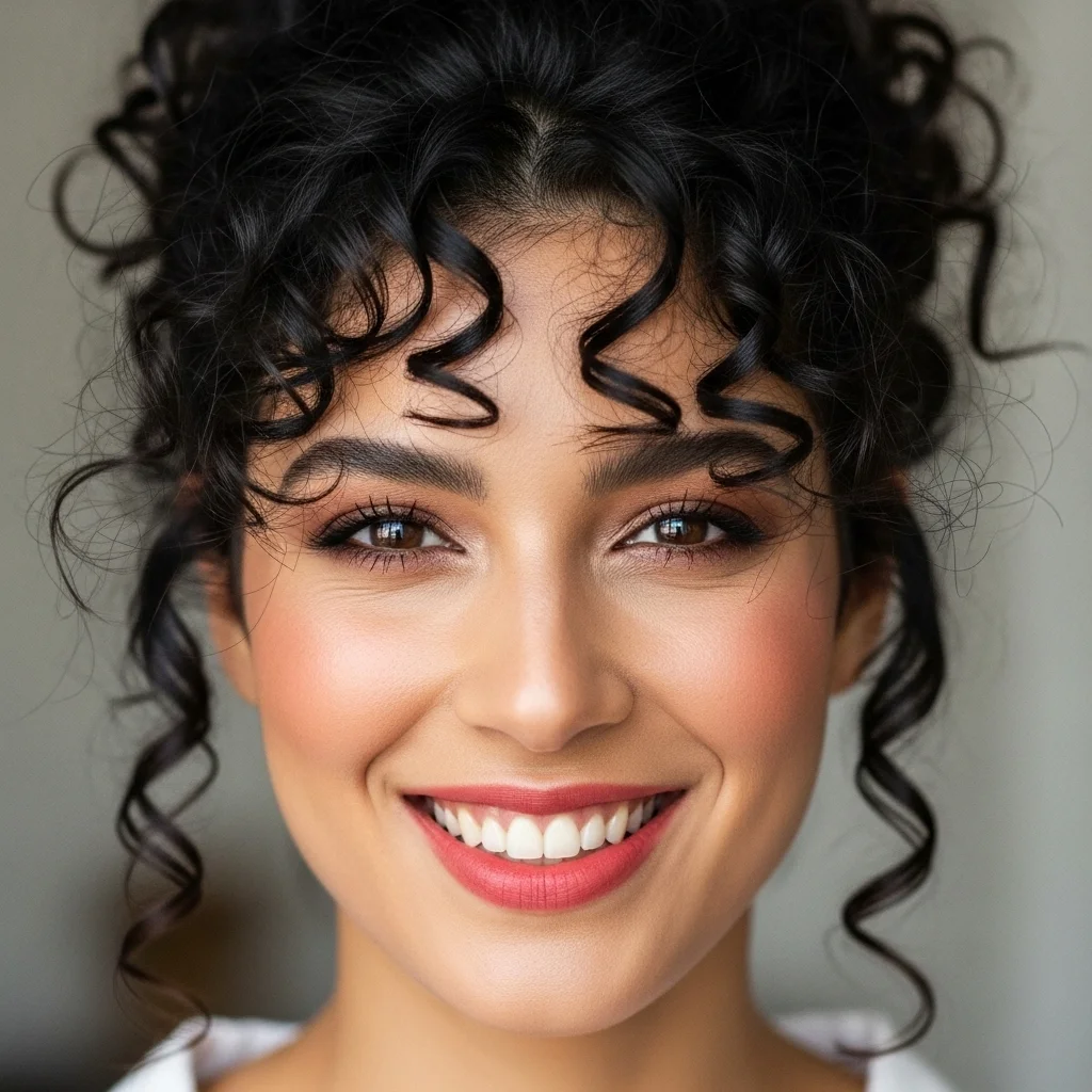 Top 19 Stunning Updo Hairstyles for Every Occasion! 6 messy curly updo with face framing tendrils