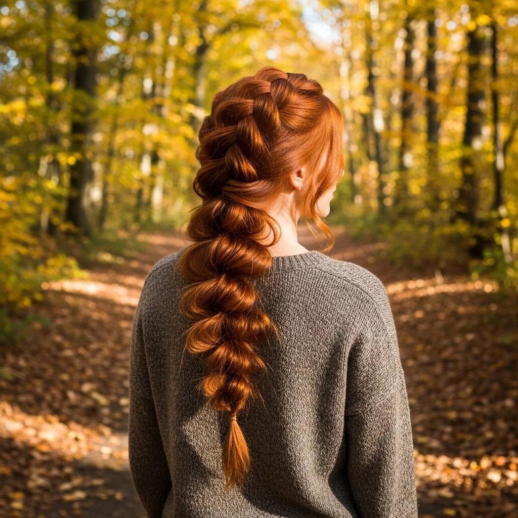 17 Dutch Braid Hairstyles You Need to Try 9 messy pull through dutch braid