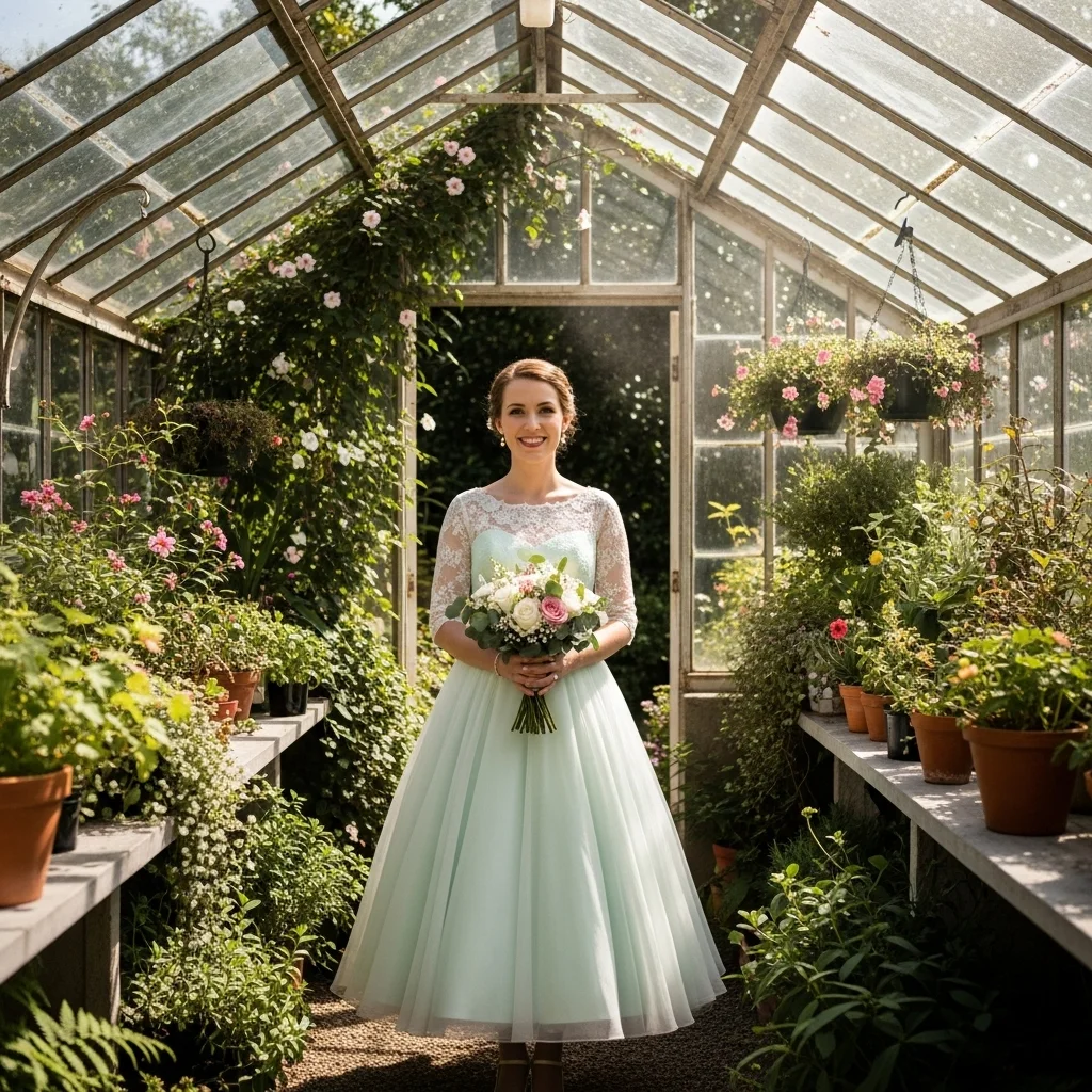 23 Stunningly Unique Colored Wedding Dresses 12 mint green freshness