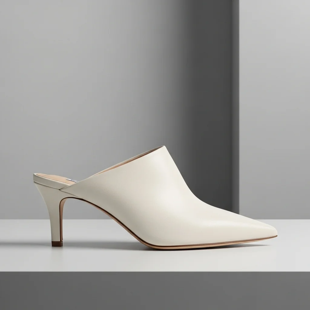 Step into Forever: Top 17 Ivory Wedding Shoes for Your Dream Day 11 modern ivory pointed toe mule