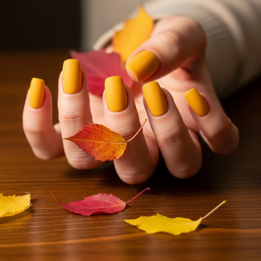 mustard yellow matte