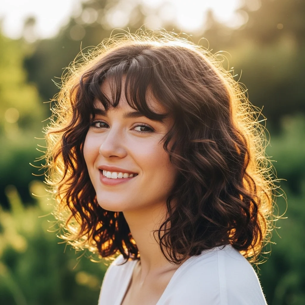 17 Loose Curly Hairstyles You Will Adore 18 natural defined loose curls