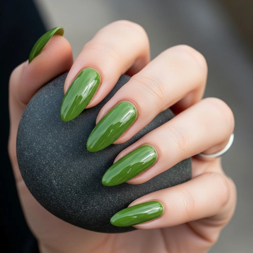 olive green minimalism