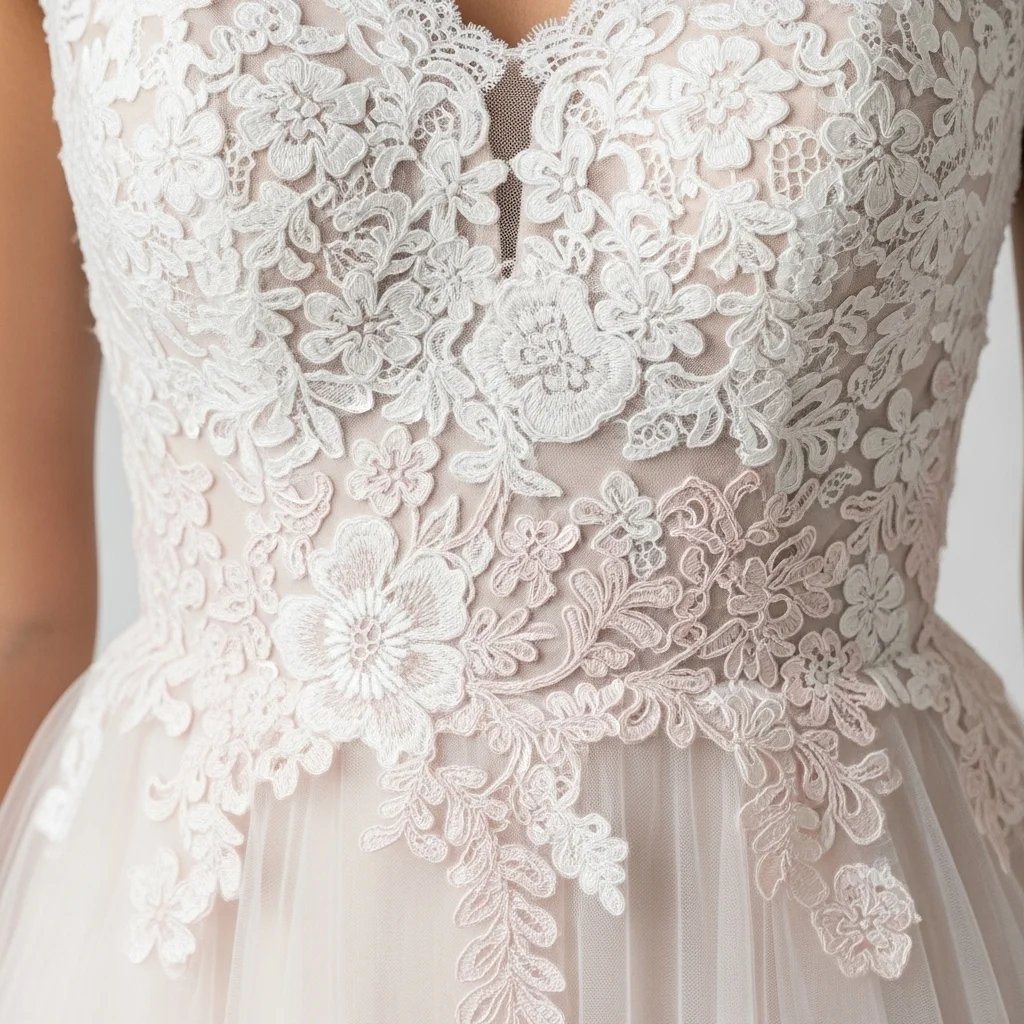 ombre lace appliqu