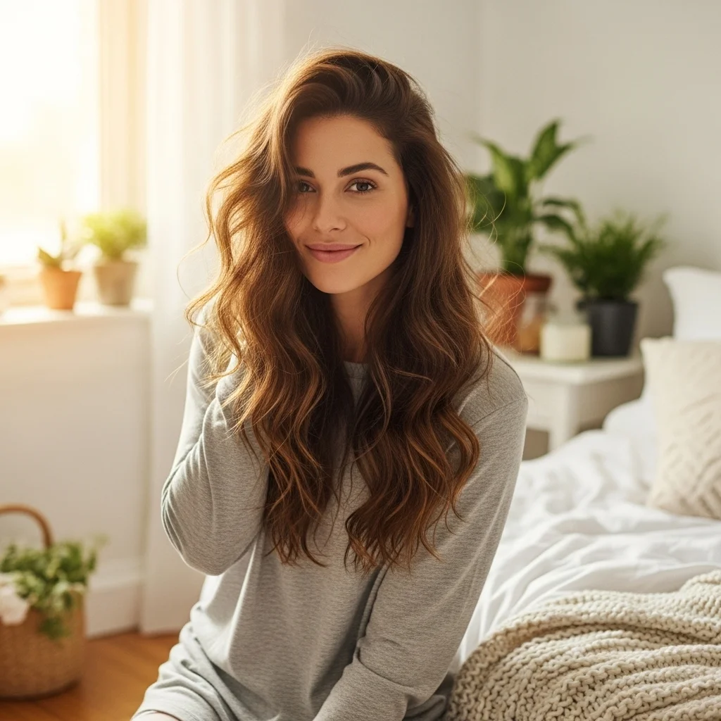 19 Easy Hairstyles You Can Master in Minutes 17 overnight no heat textured waves
