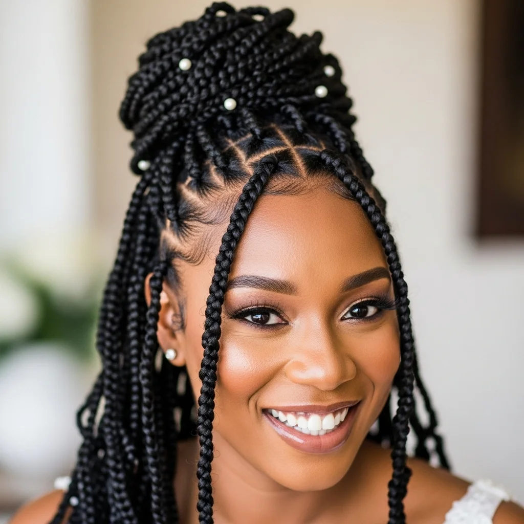 passion twists half up