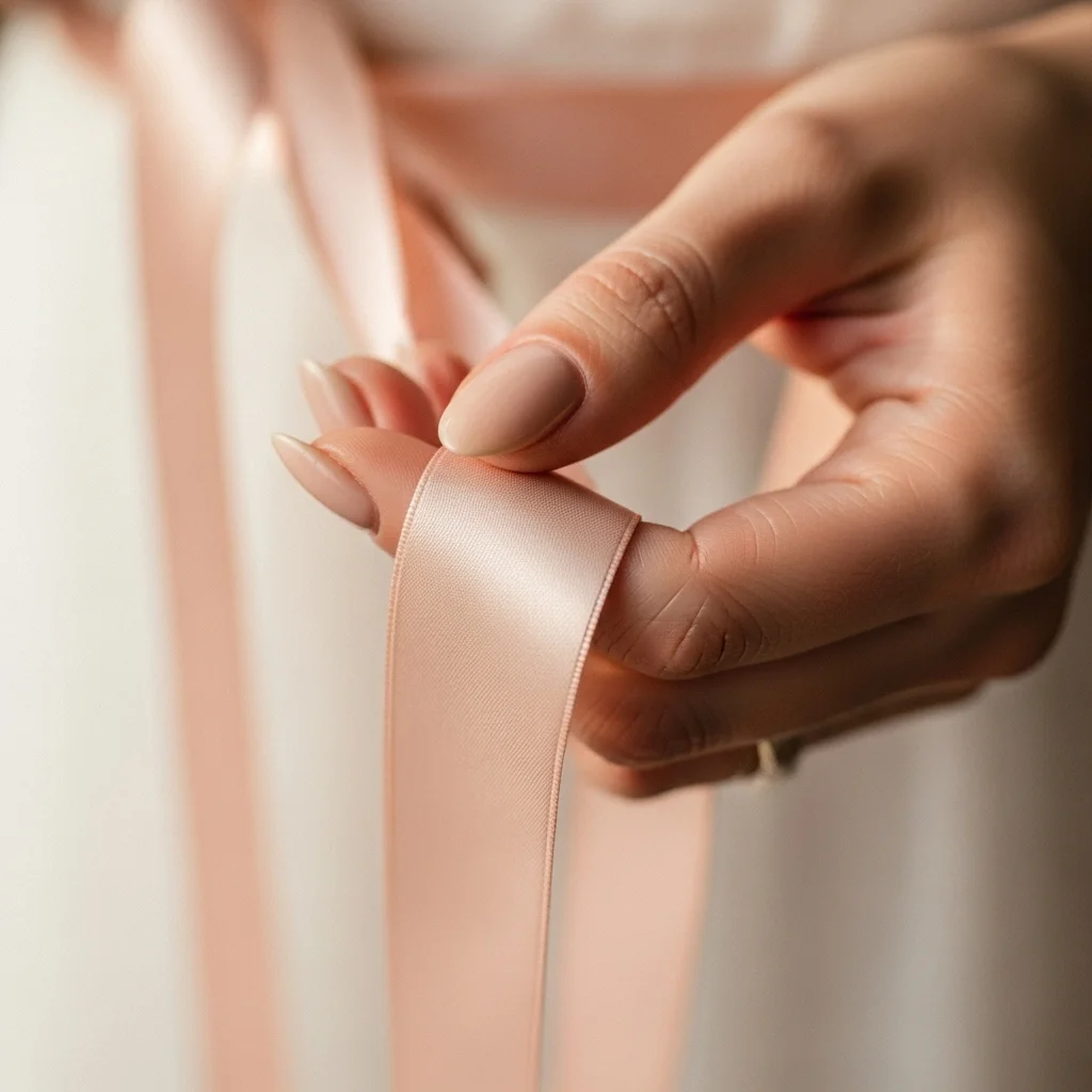 21 Stunning Neutral Wedding Nails for Brides: Timeless Elegance for Your Big Day 19 peach fuzz nude