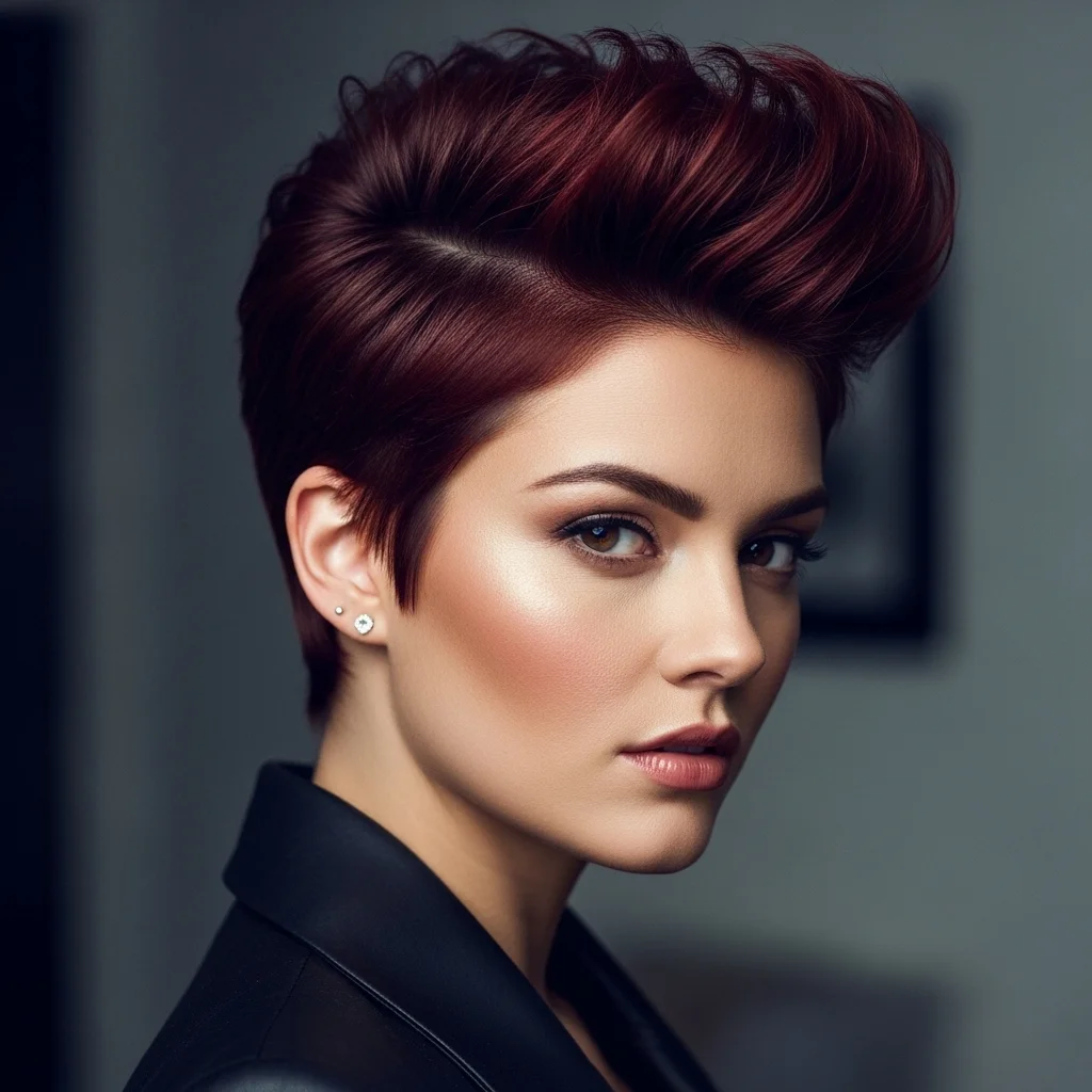 pixie cut with volume
