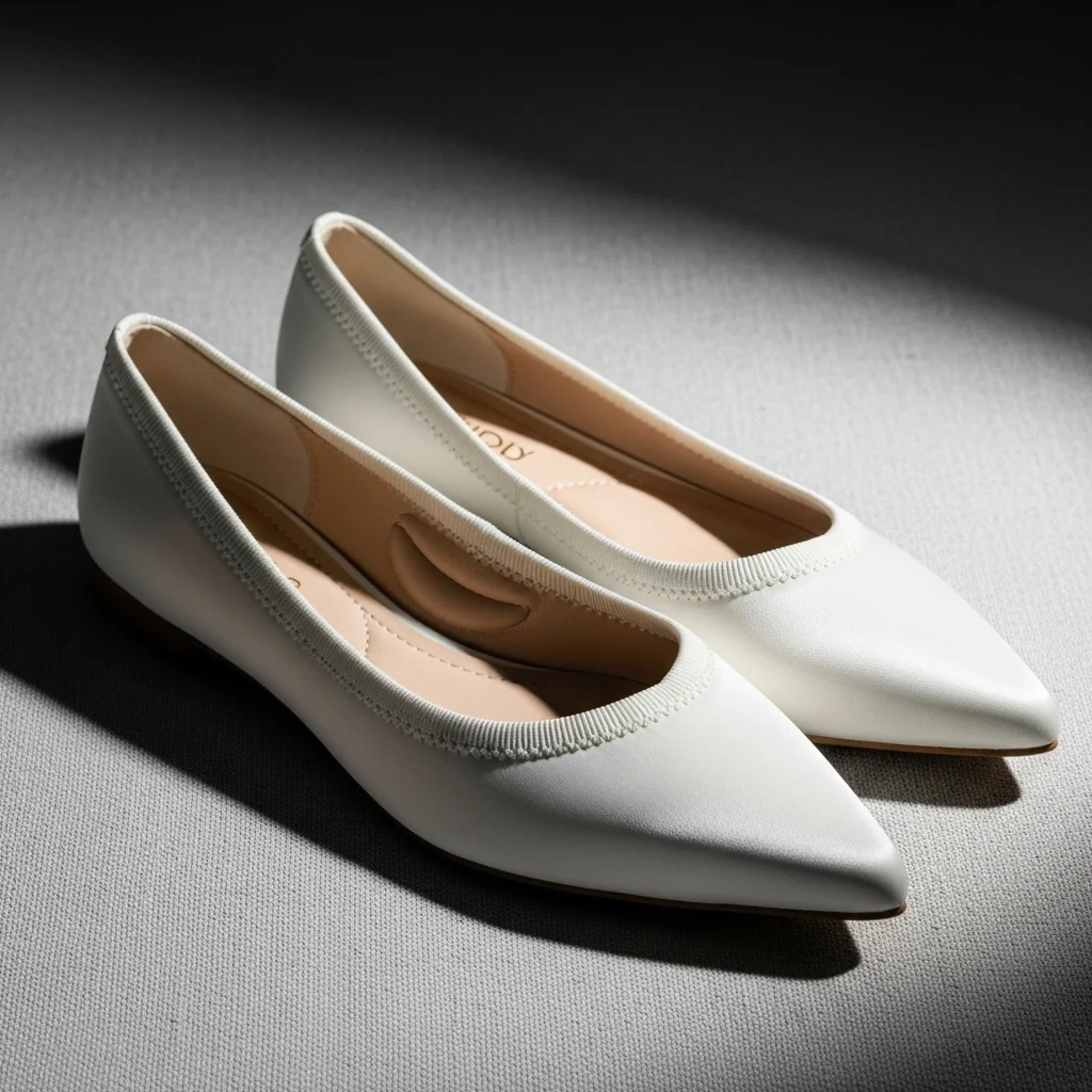 Walk Down the Aisle in Bliss: Top 19 Comfortable Wedding Shoes for Your Big Day! 12 pointed toe flats with cushioning
