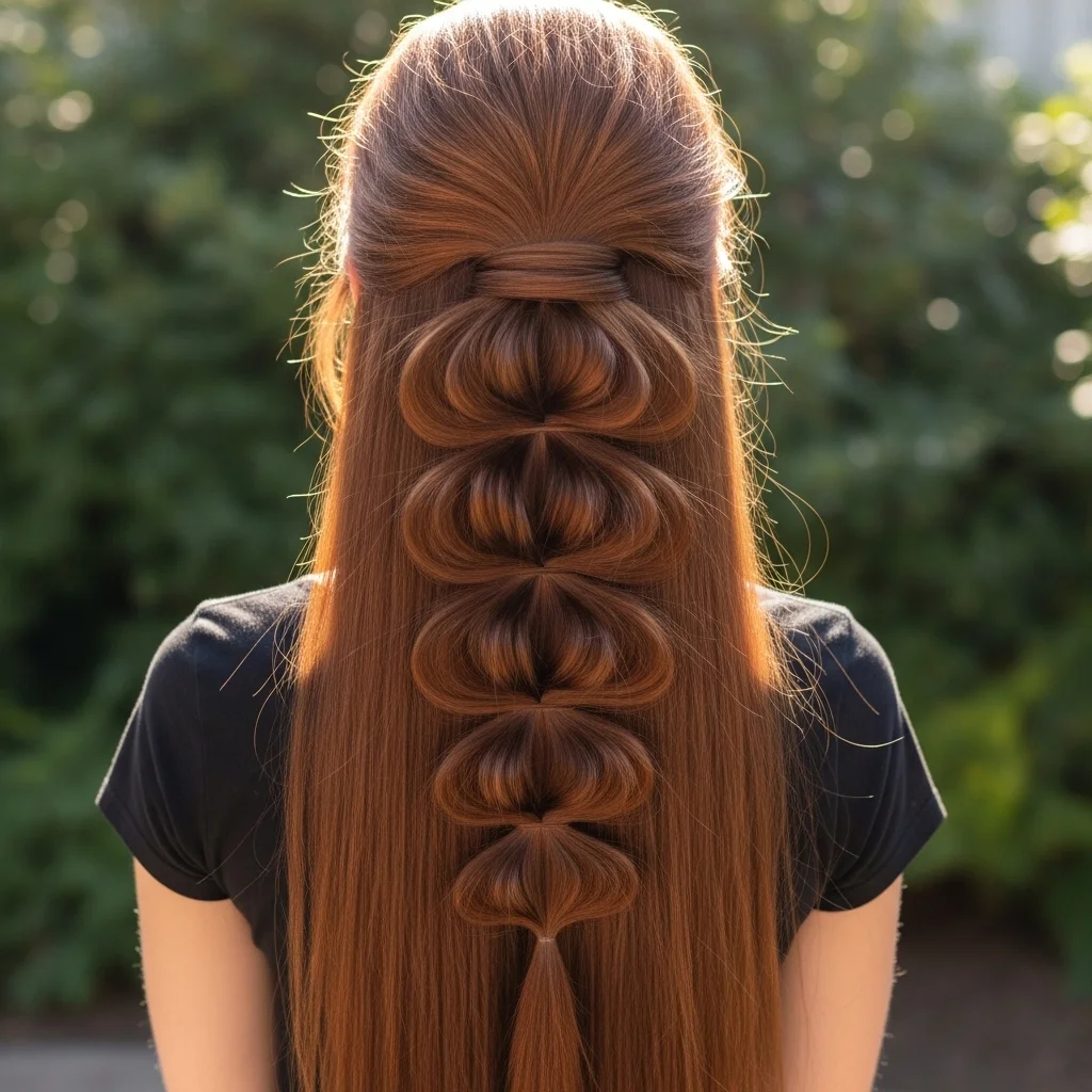 Elevate Your Style: 17 Gorgeous Braided Half-Up Half-Down Hairstyles to Inspire Your Next Look 8 pull through braid half up