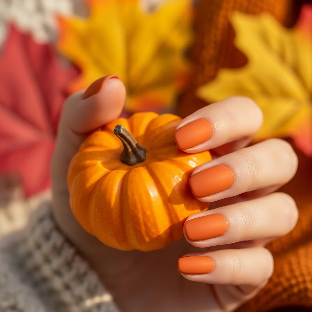 pumpkin spice matte orange
