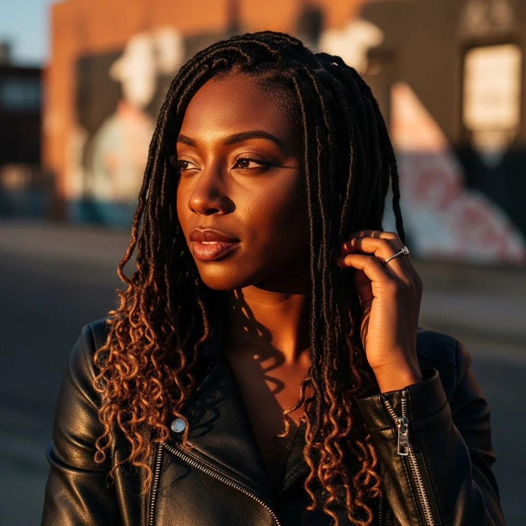 realistic faux locs