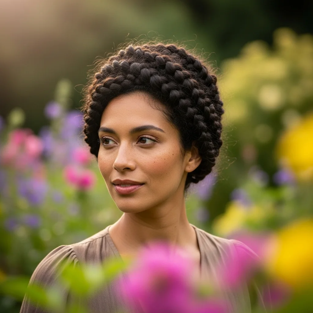 regal braided crown