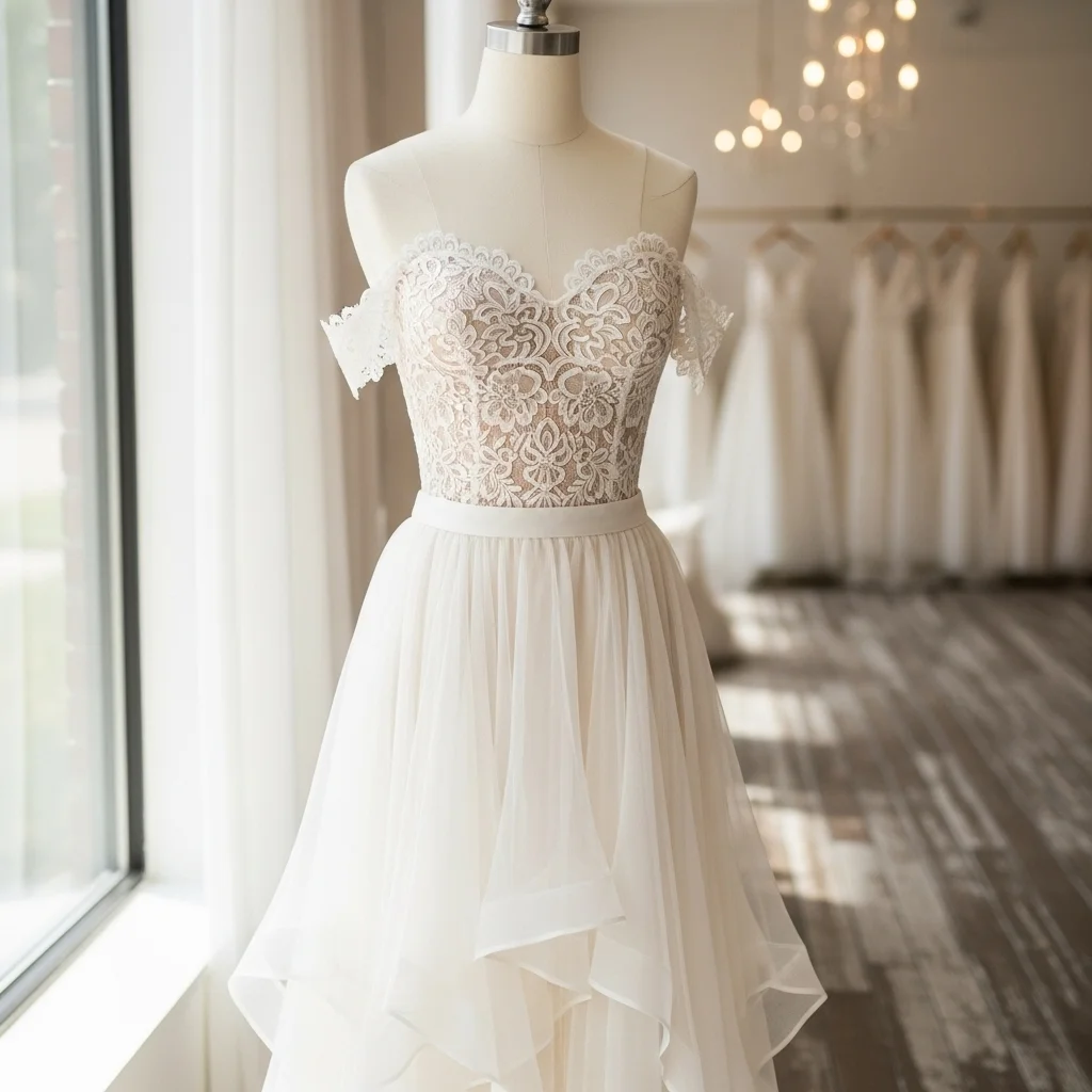 25 Off the Shoulder Boho Wedding Dresses 25 romantic off shoulder bodysuit skirt combo