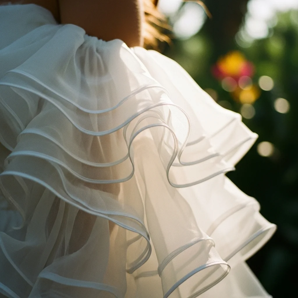 25 Off the Shoulder Boho Wedding Dresses 8 romantic ruffle cascading sleeves
