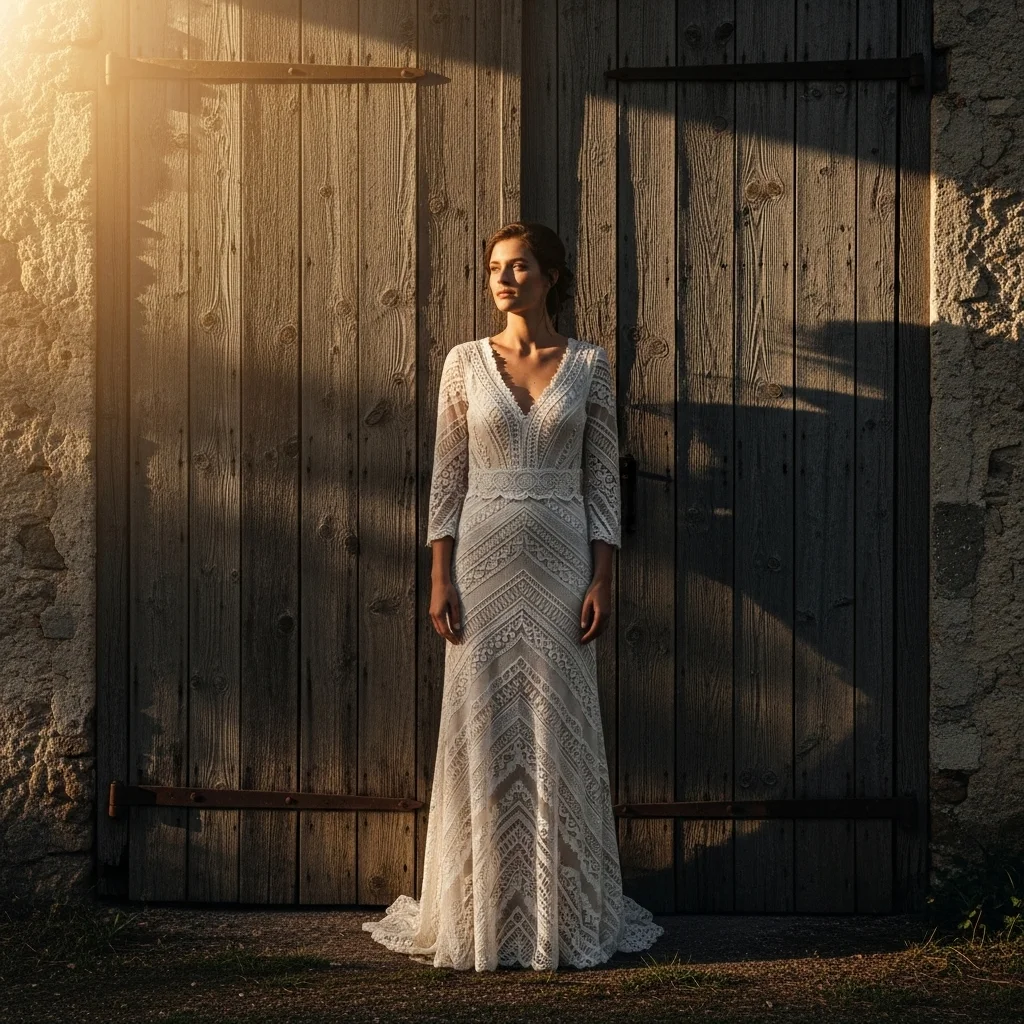 rustic charm cotton lace