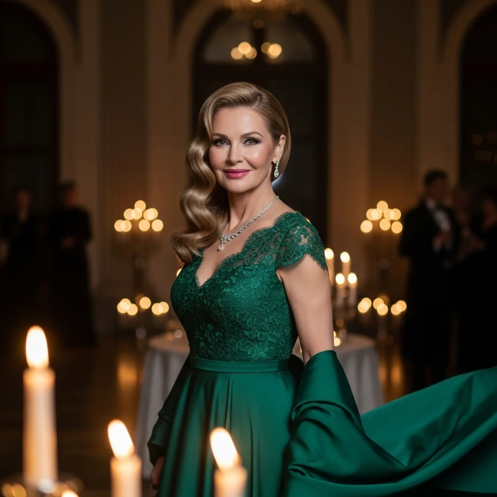 21 Shoulder-Length Mother of the Bride Hairstyles 9 side swept waves