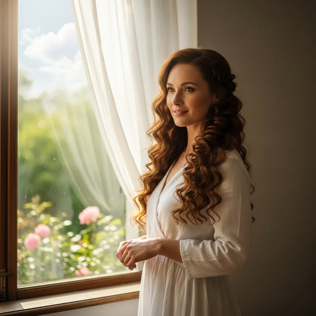 21 Effortless Curly Hairstyles You Need to Try Today! 5 simple side braid